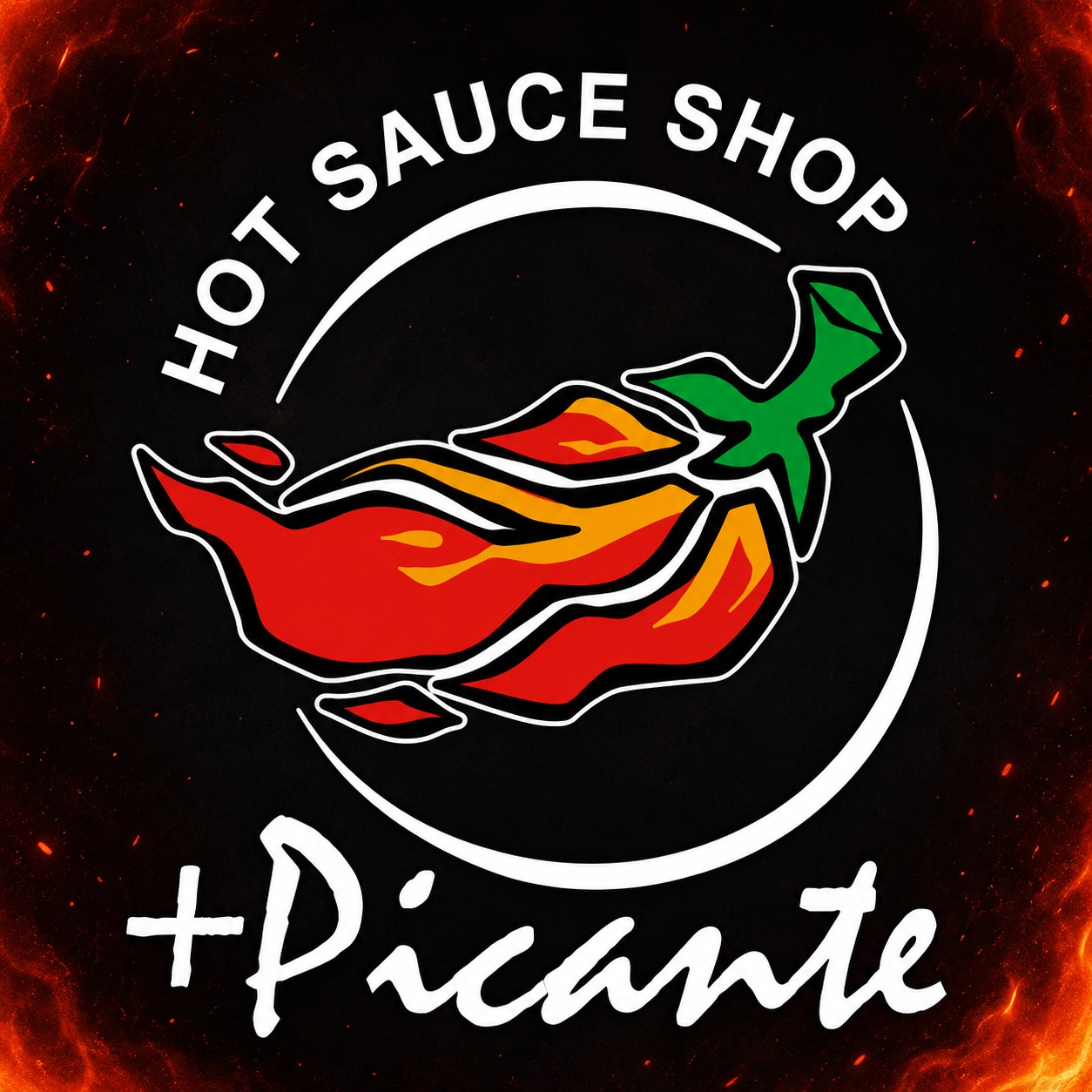 Logo de +Picante Hot Sauce